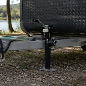 Alternative view of FocusOutdoor® 2.2 Ton 5000lbs Sidewind Trailer Jack Stand