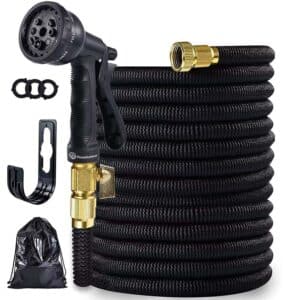 FocusOutdoor® 30m Retractable Garden Hose & 10 Function Nozzle