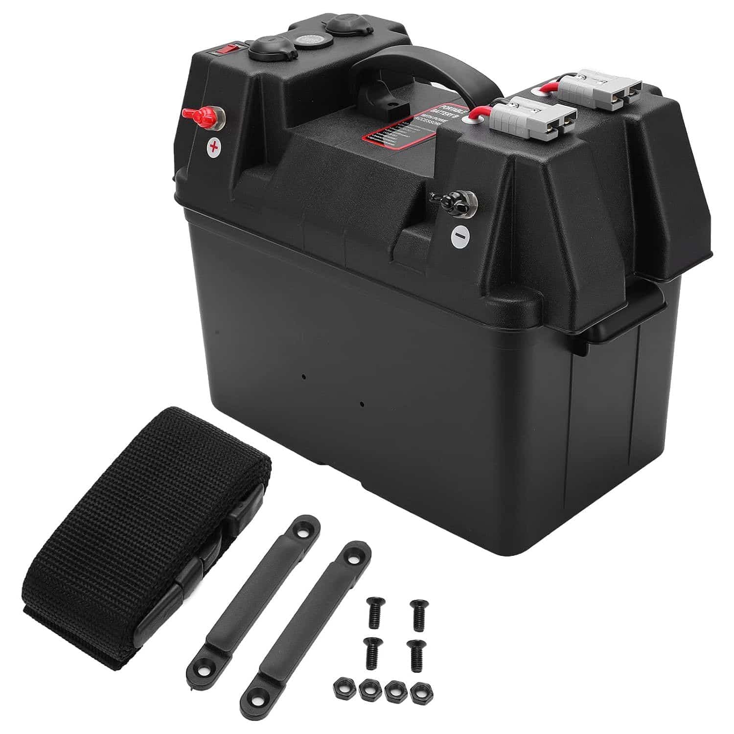 FocusOutdoor® Portable 12V Battery Box with Anderson Plugs, 12V Socket & USB - Image 12